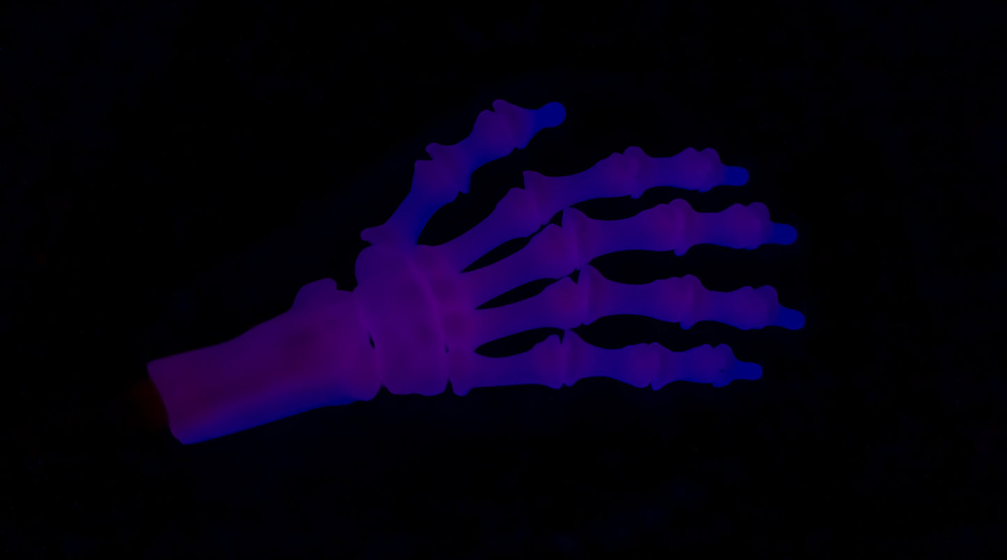 3D Articulated Glow Skeleton Hand Pencil Toy Accessory