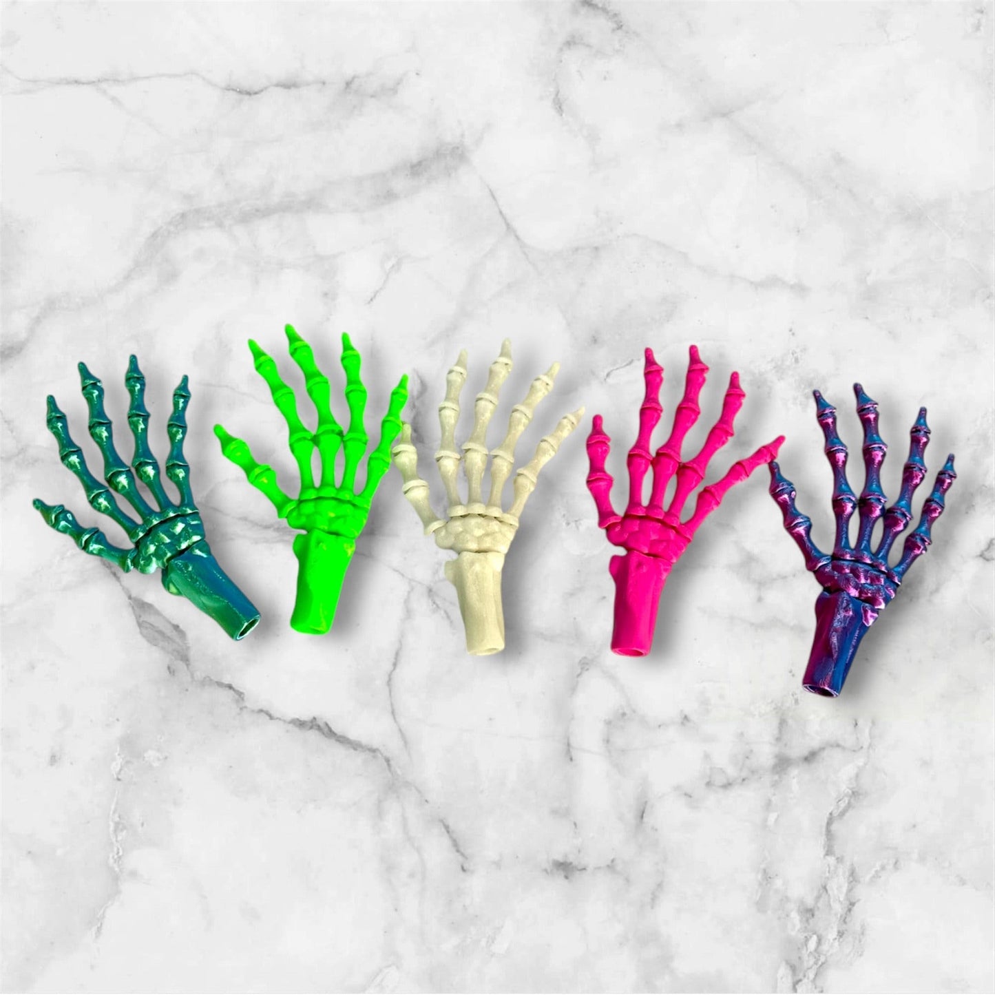 3D Articulated Glow Skeleton Hand Pencil Toy Accessory
