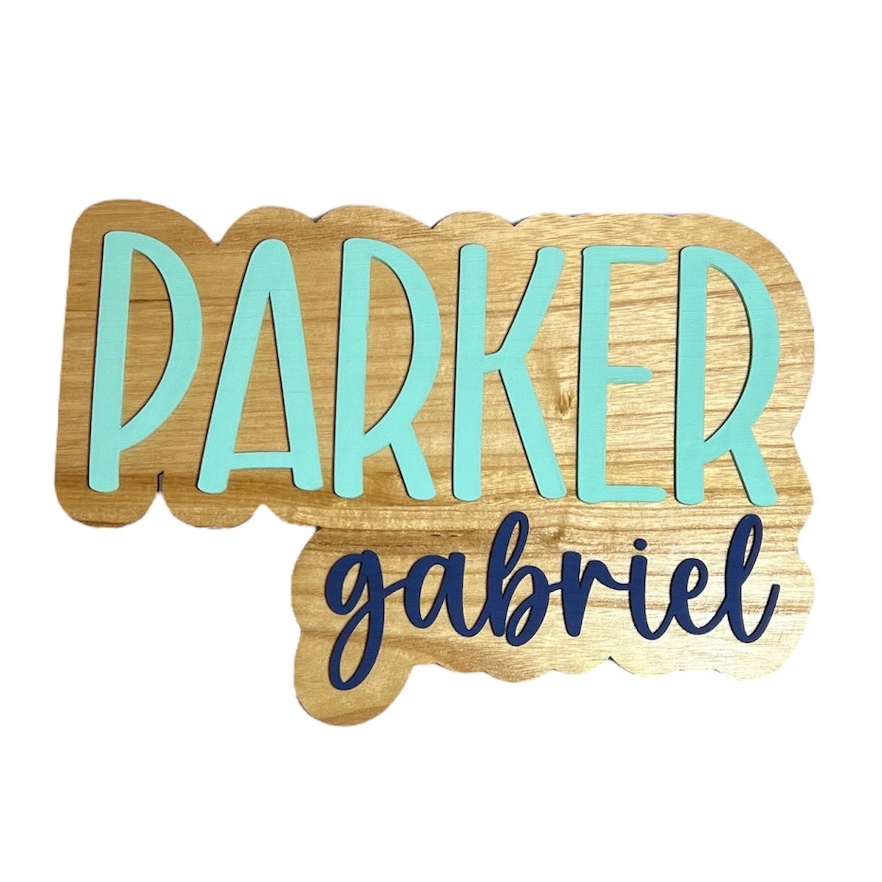 Custom Wooden Nursery Decor: Personalized Name Sign