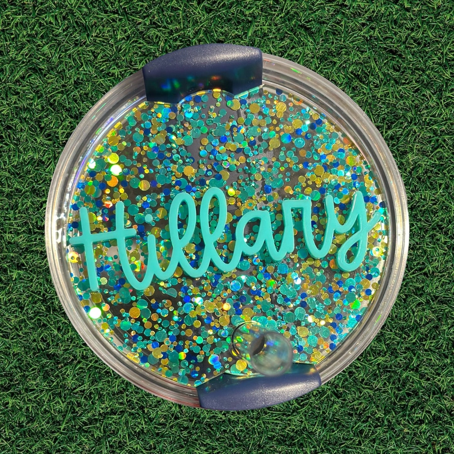 Custom Acrylic Tumbler Topper: Personalized Name Plate