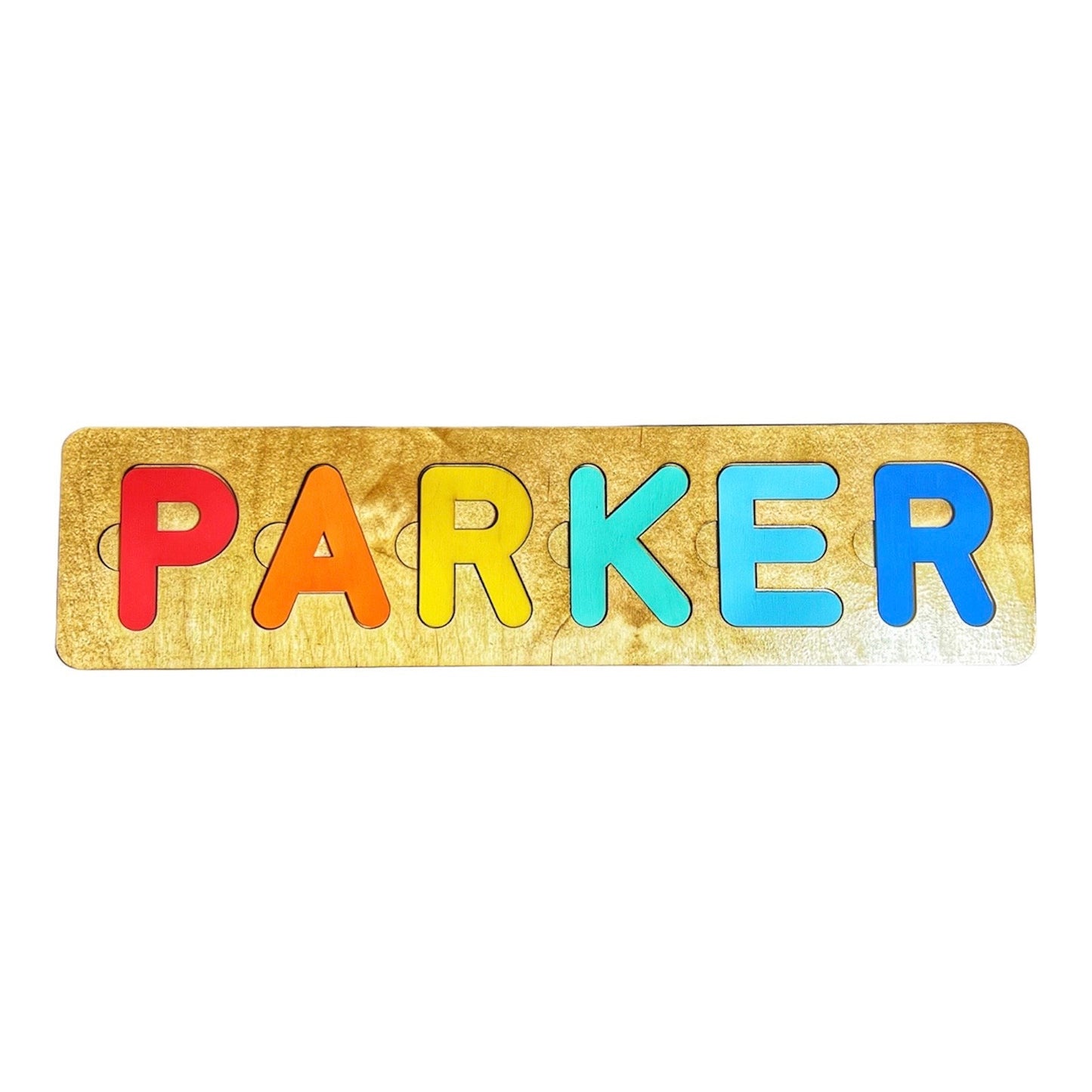 Custom Wooden Name Puzzle, Montessori Toy, Nursery Decor