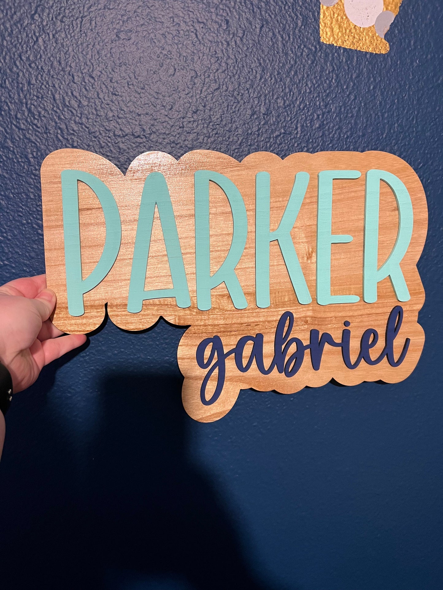 Custom Wooden Nursery Decor: Personalized Name Sign