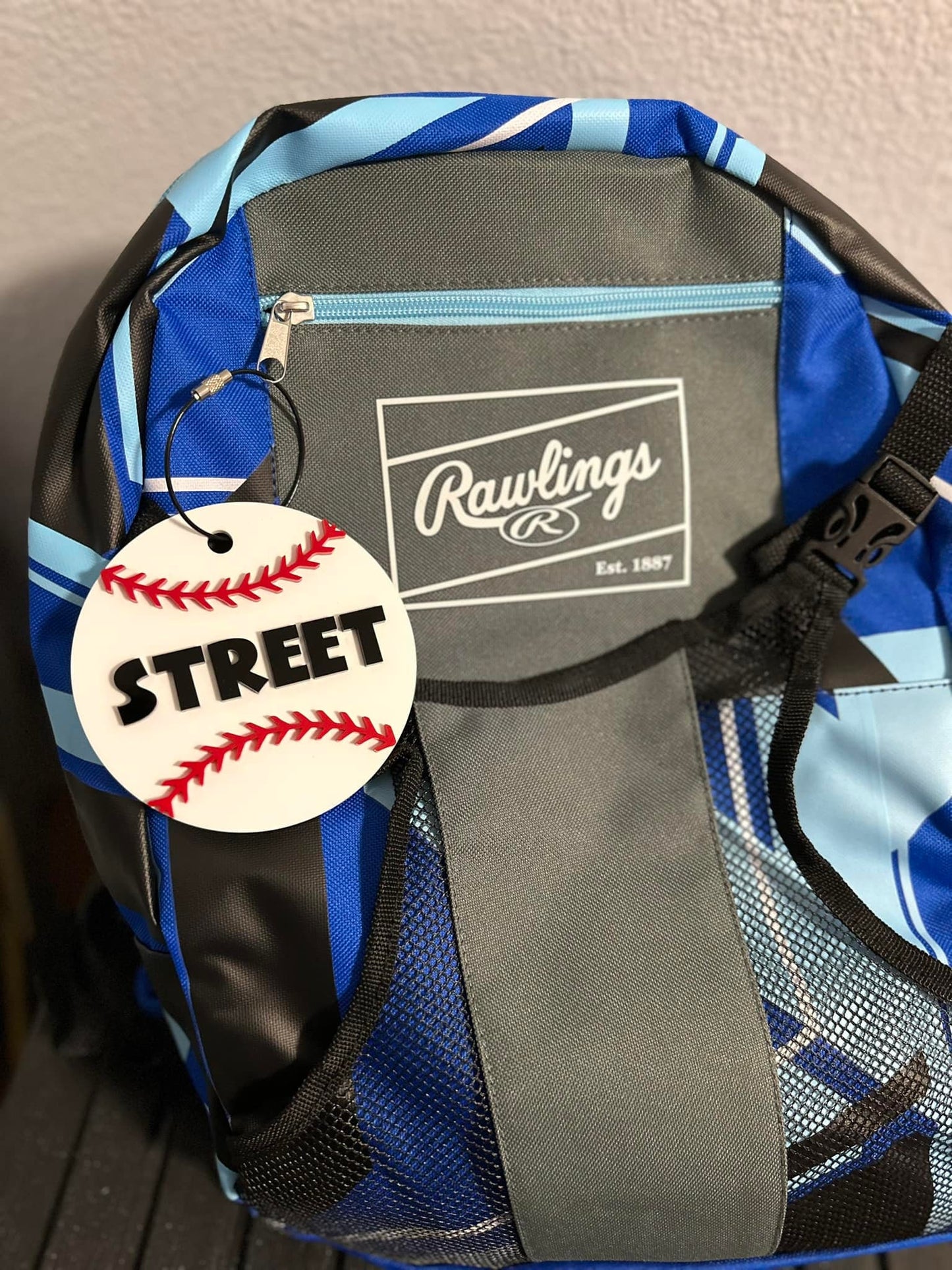 Baseball Bag Tag