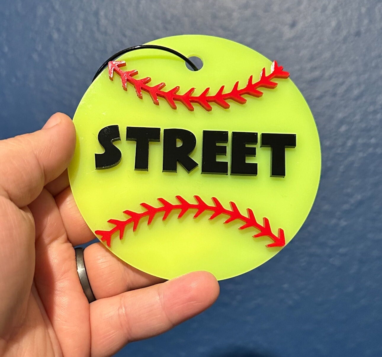 Softball Bag Tag