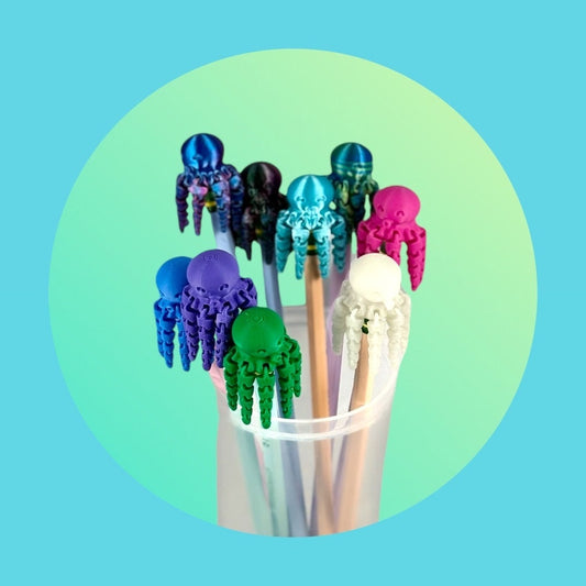Octopus Pencil Topper