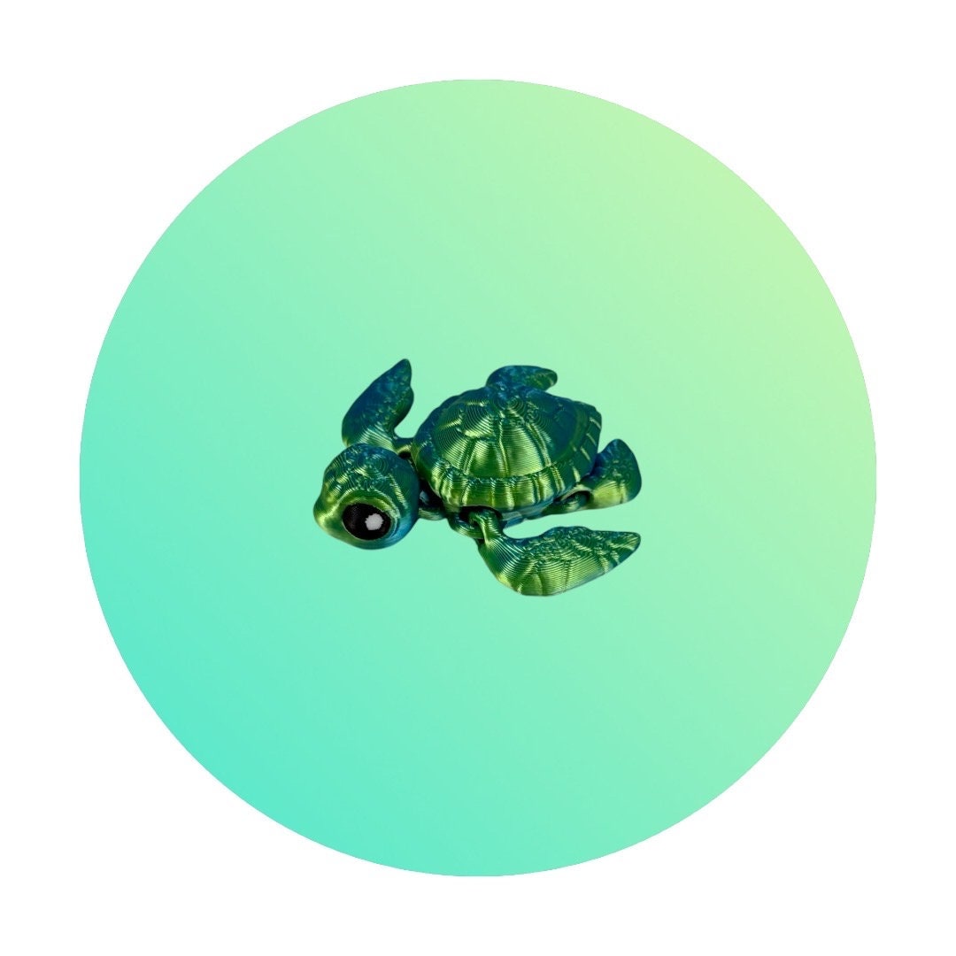 Vibrant 3D Sea Turtle Fidget Toy for Birthdays and Parties