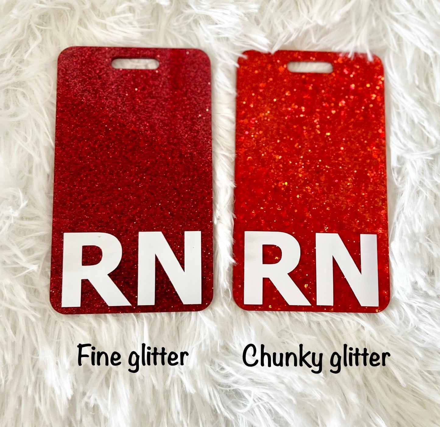 Custom Acrylic Badge Buddy: Personalized Teacher, Nurse ID Tag