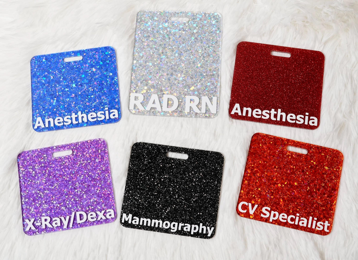Custom Acrylic Badge Buddy: Personalized Teacher, Nurse ID Tag