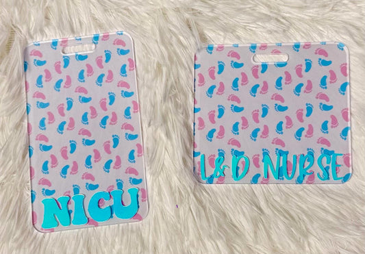 NICU and Labor and Delivery Nurse Badge Tag for Healthcare Professionals