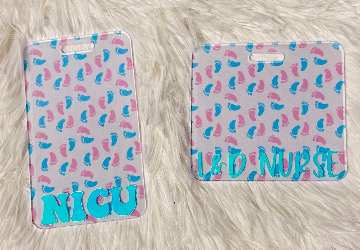 NICU and Labor and Delivery Nurse Badge Tag for Healthcare Professionals
