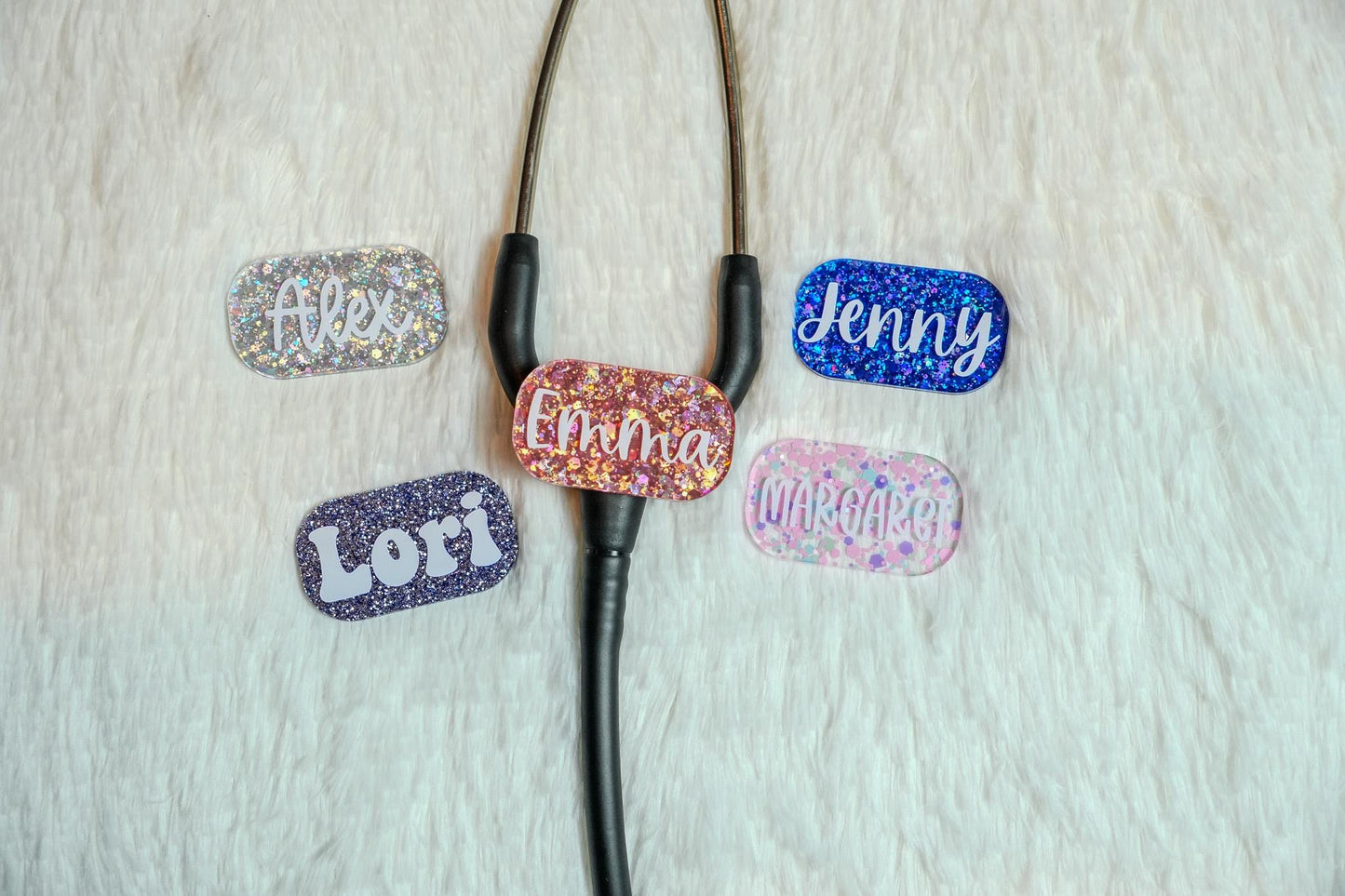 Custom Acrylic Stethoscope Tag: Personalized Nurse Gift