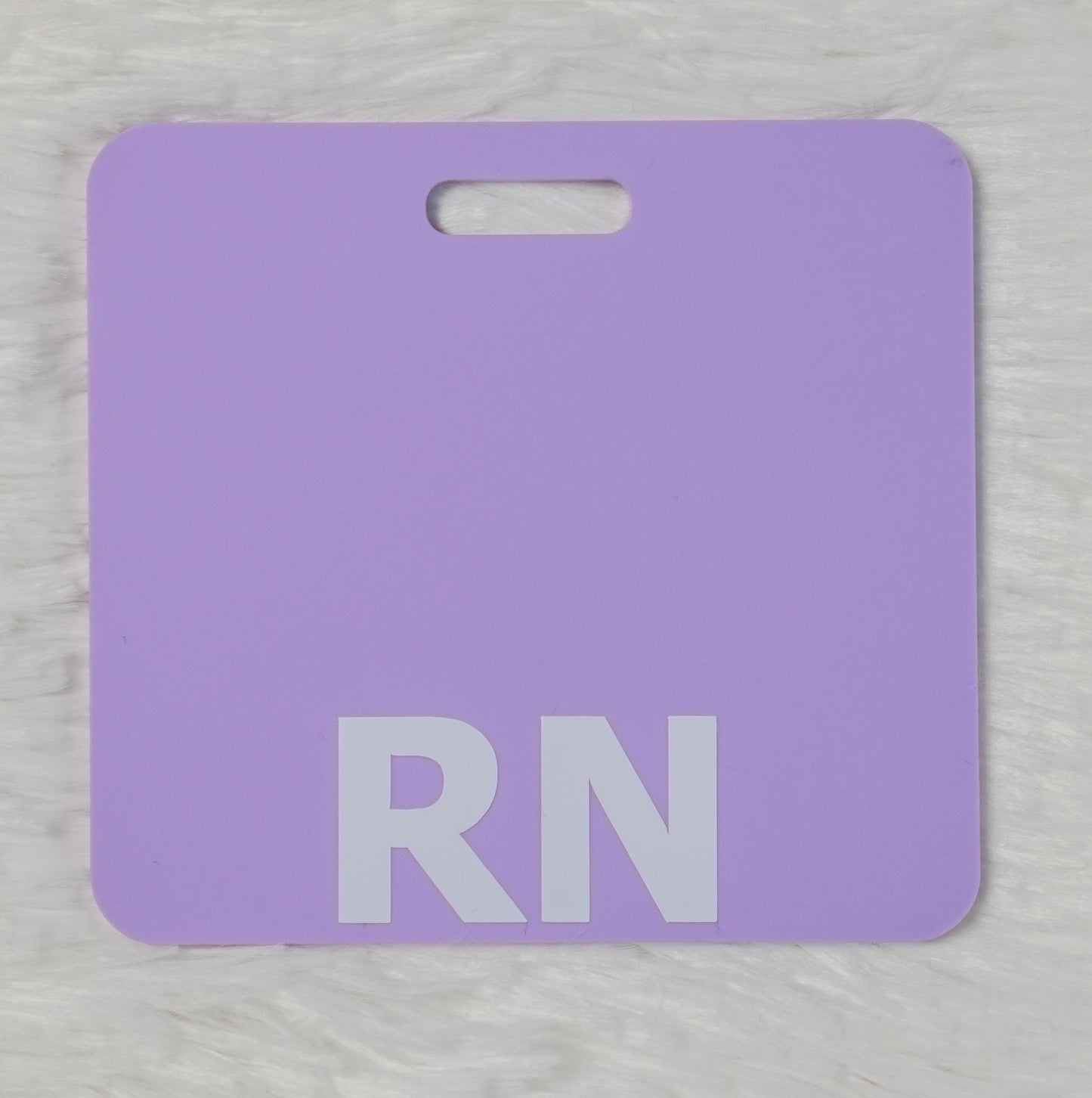Personalized Acrylic Nurse Badge Buddy: Healthcare ID Tag