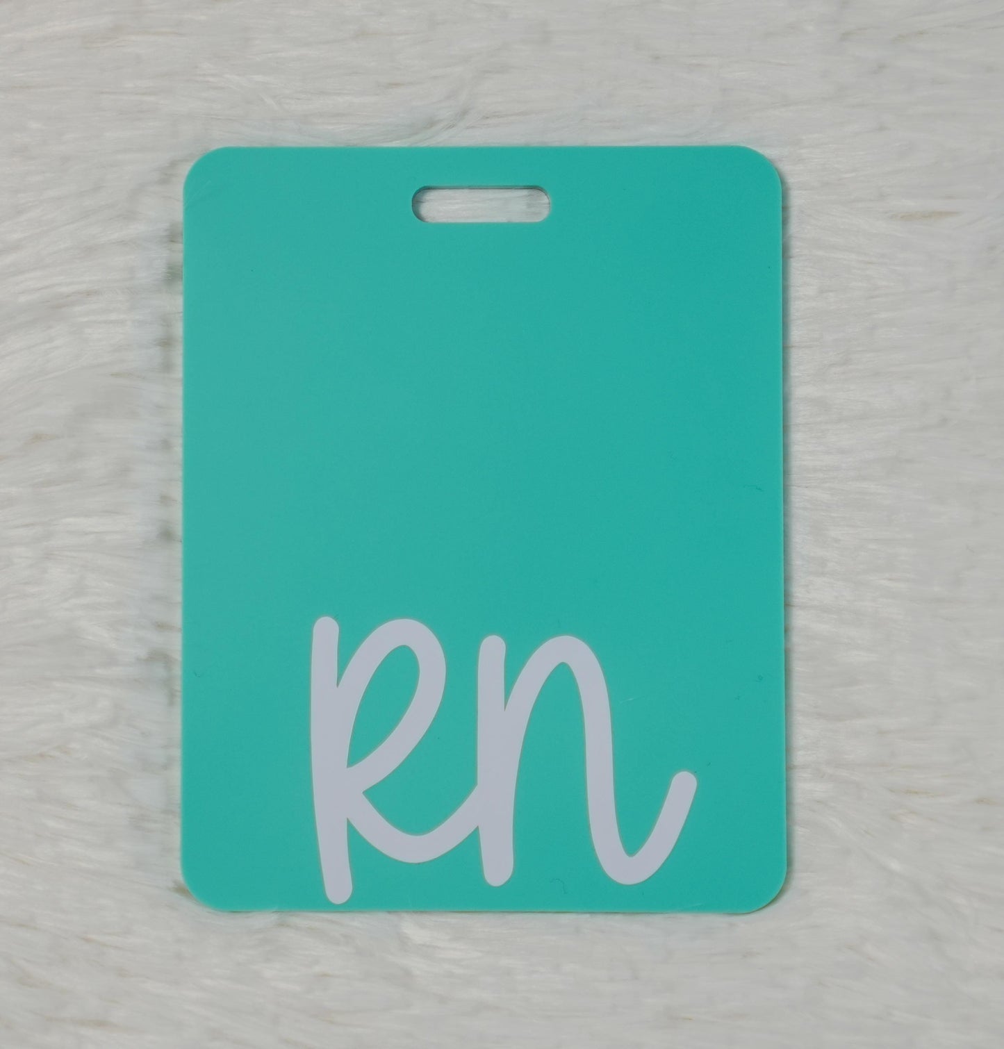 Personalized Acrylic Nurse Badge Buddy: Healthcare ID Tag