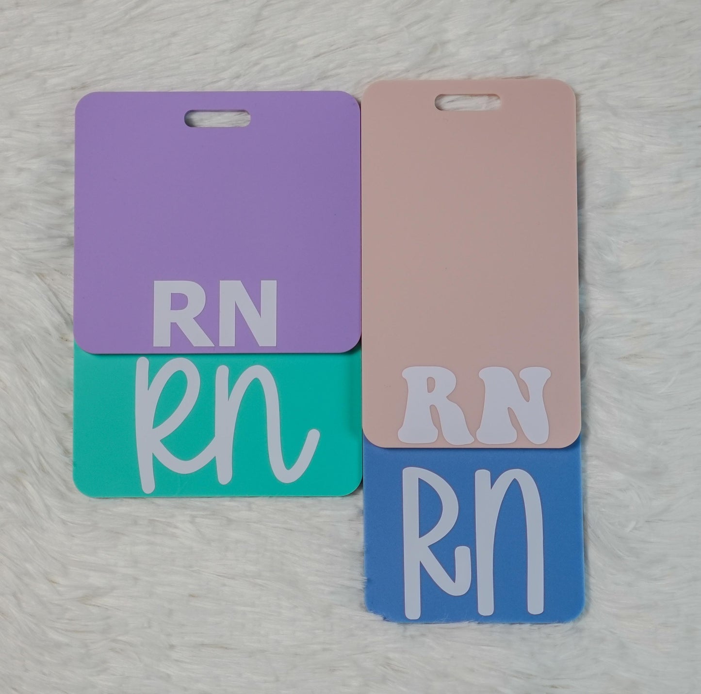 Personalized Acrylic Nurse Badge Buddy: Healthcare ID Tag
