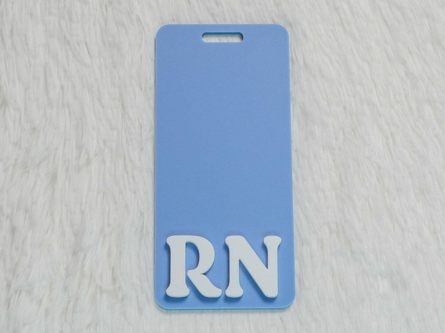 Personalized Acrylic Badge Buddy: RN Nurse Gift