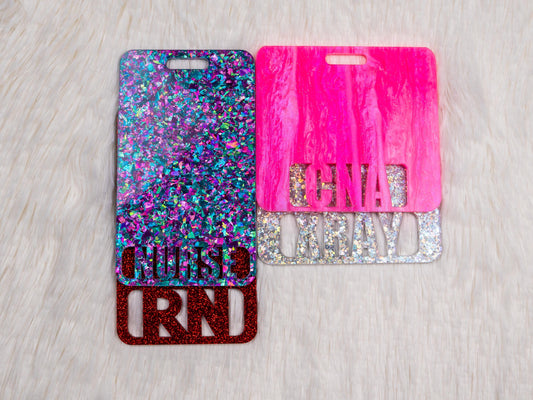 Custom Acrylic Badge Buddy: Personalized ID Tag