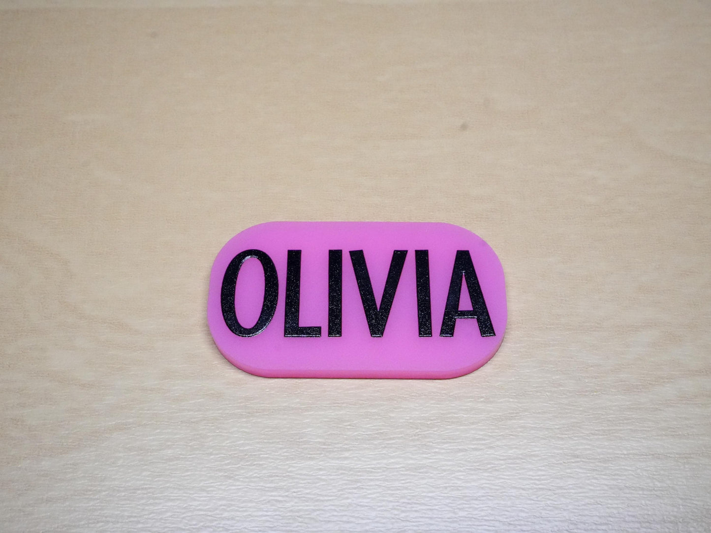 Custom Matte Acrylic Stethoscope Nametag: Personalized Nurse Gift