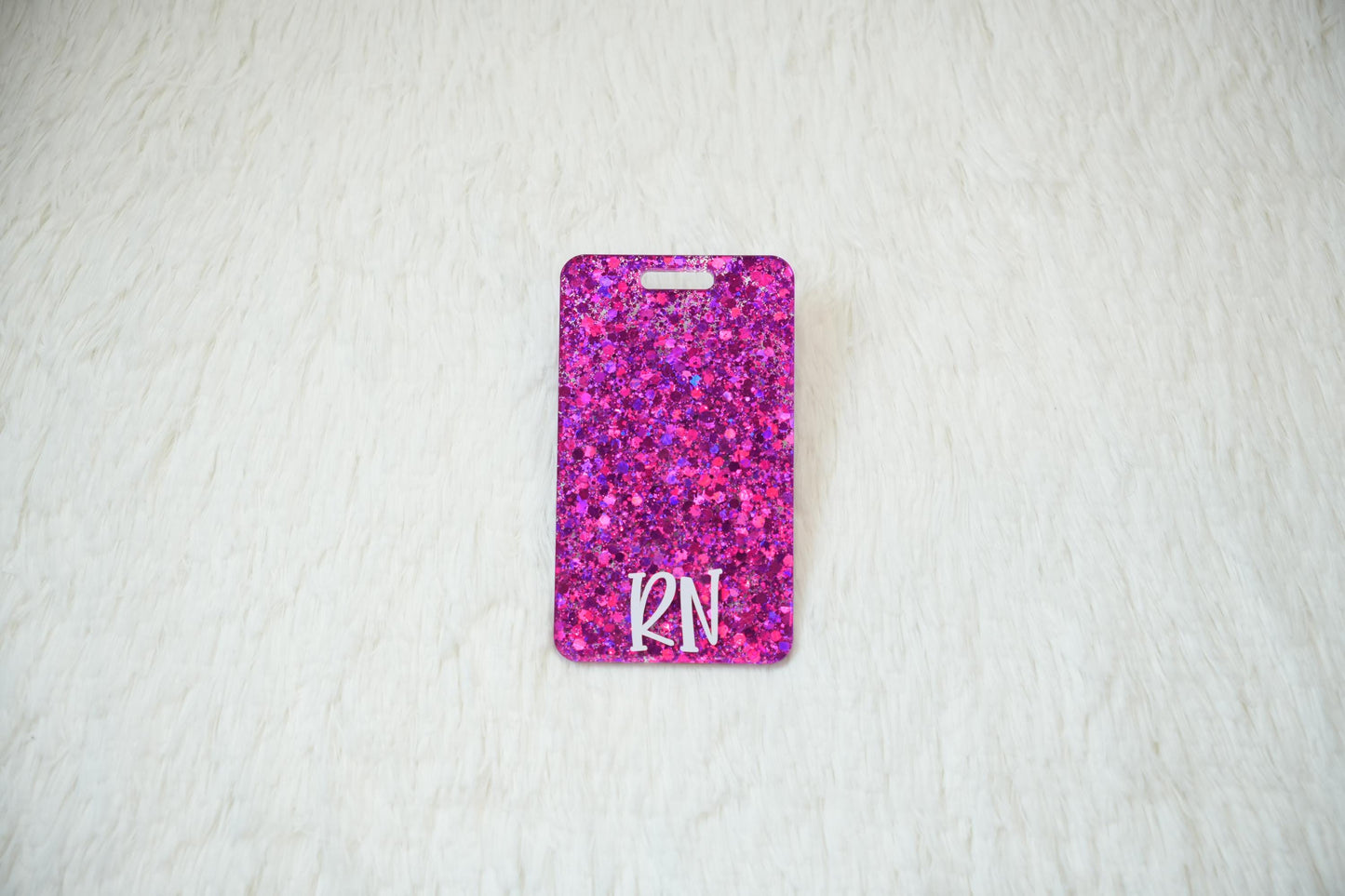 Personalized Acrylic Badge Buddy: Nurse ID Tag Accessory