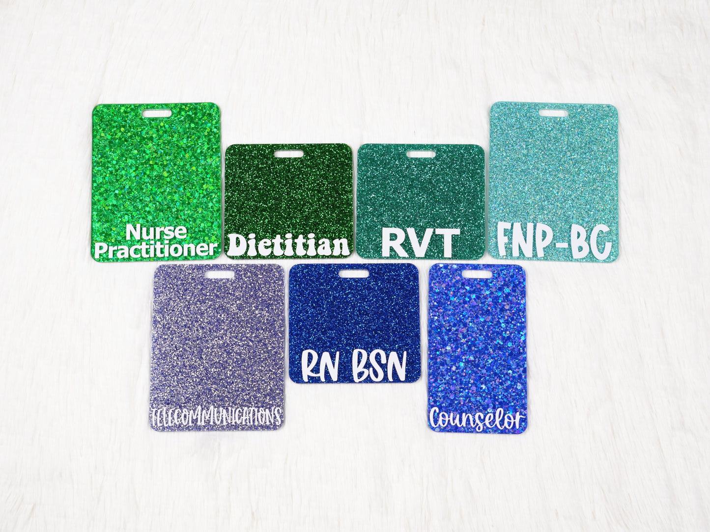 Personalized Acrylic Badge Buddy: Nurse ID Tag Accessory